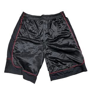 AND1 Black Red pockets drawstring Basketball shorts NWOT Sz XL